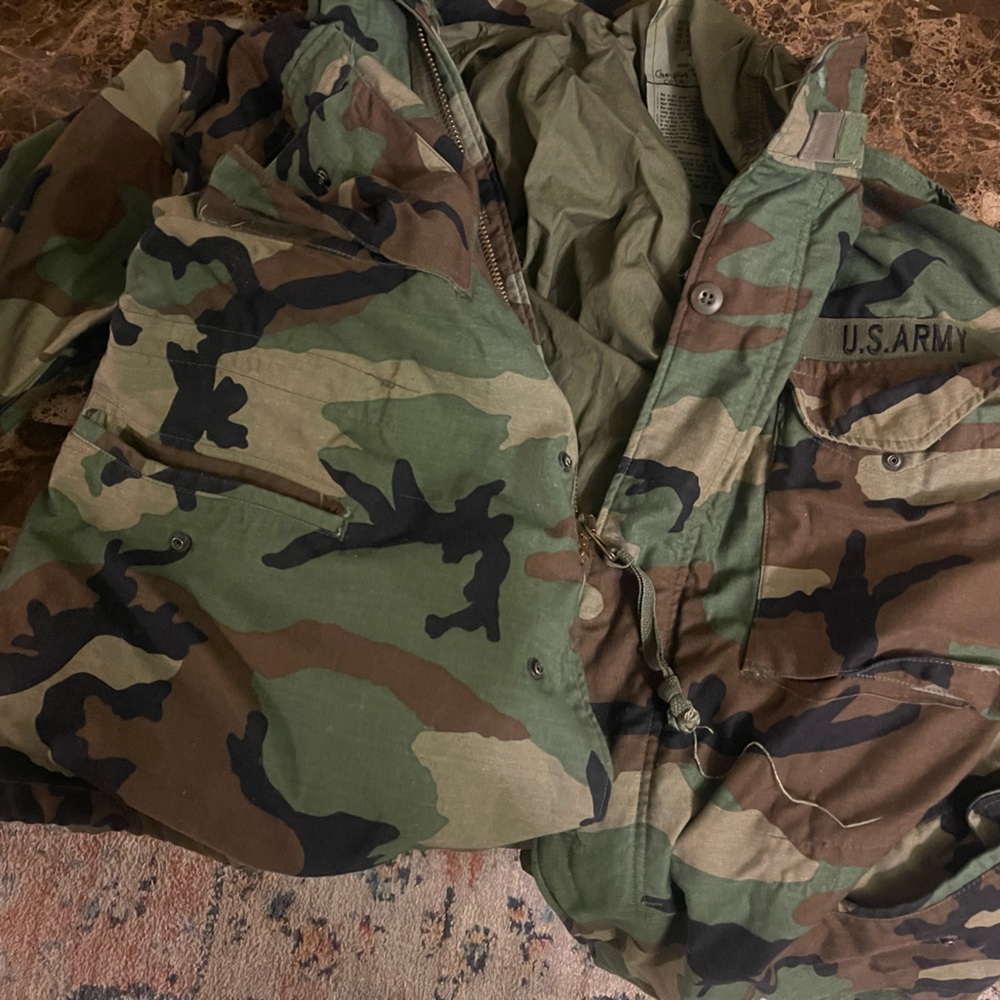 Camo army jacket